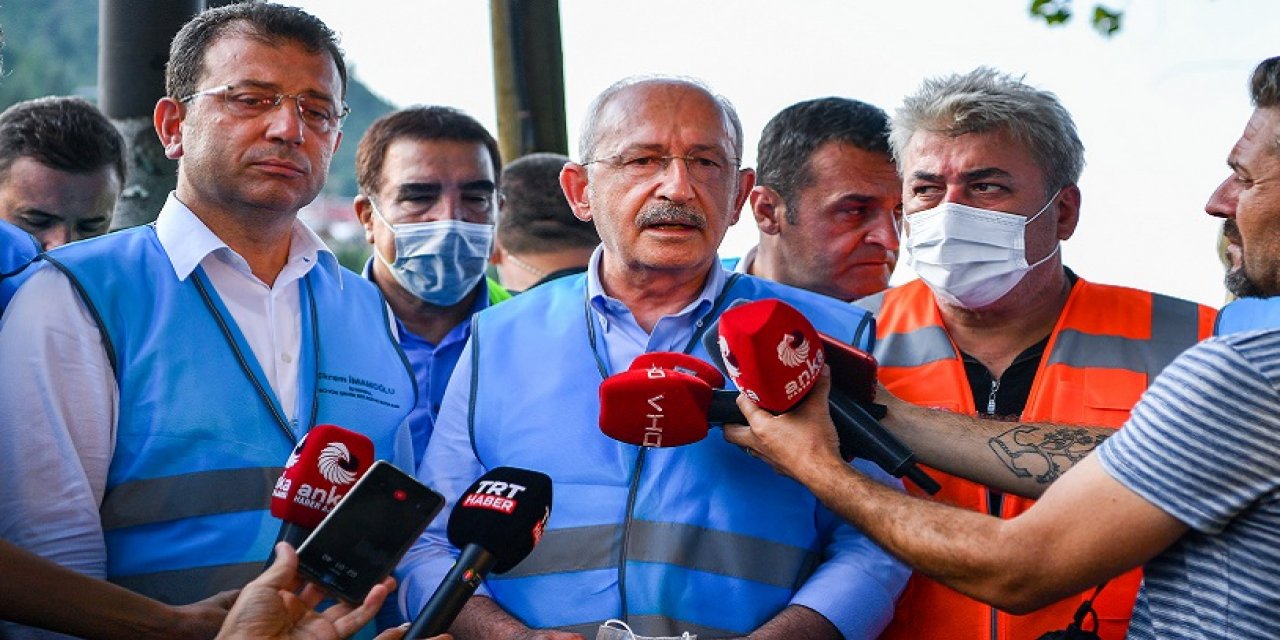 Kemal Kılıçdaroğlu ve Ekrem İmamoğlu sel bölgesinde! Çarpıcı açıklamalar...