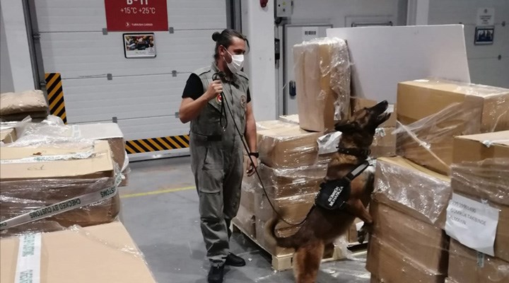İstanbul Havalimanı’nda 4,3 ton madde geçirildi