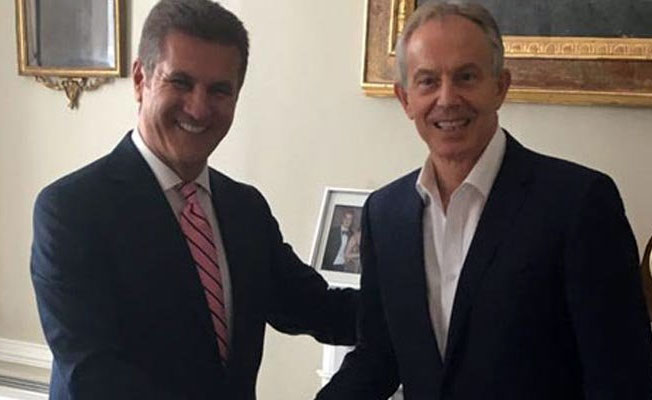 Sarıgül, Tony Blair ile görüştü