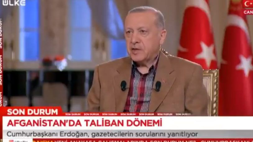 Erdoğan'dan beklenen flaş Taliban açıklaması