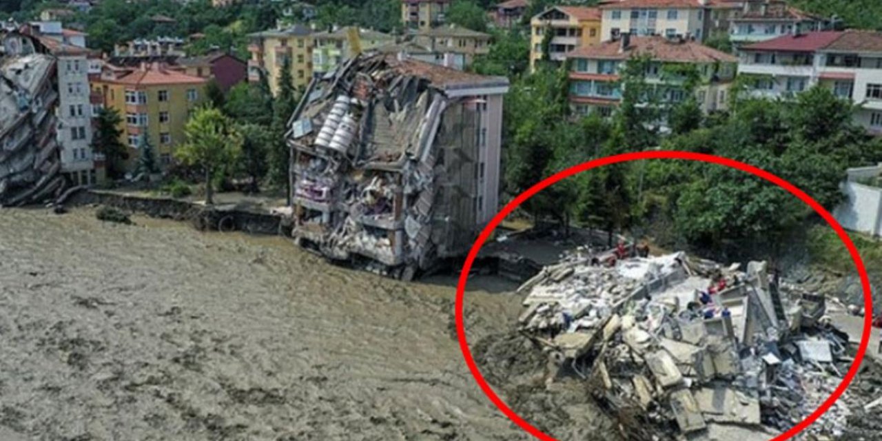 Bozkurt Belediye Başkanı'ndan selde çöken binaya ilişkin flaş açıklama