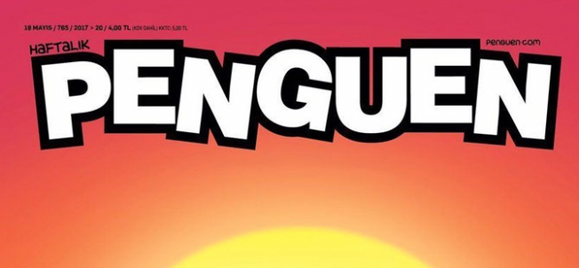 Penguen böyle veda etti
