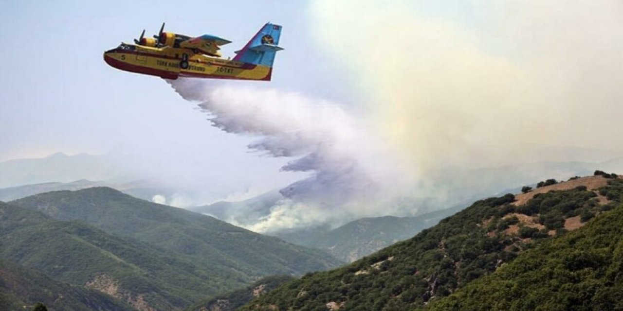 AKP’li başkan yangını "photoshop" uçak ile söndürdü!
