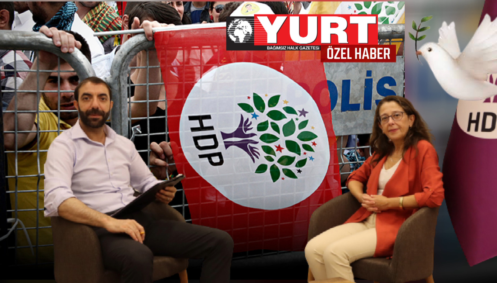 "HDP’nin kapatılması sorunu eşitlik, adalet ve demokrasi... "