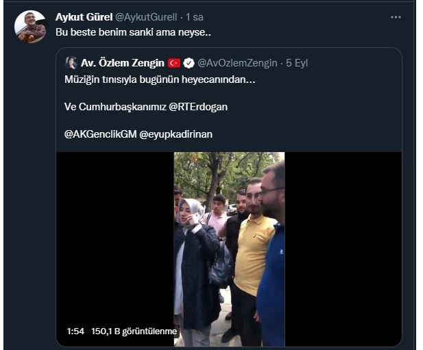 Şarkı çalıntı çıktı!