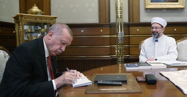 Erdoğan ile Ali Erbaş...