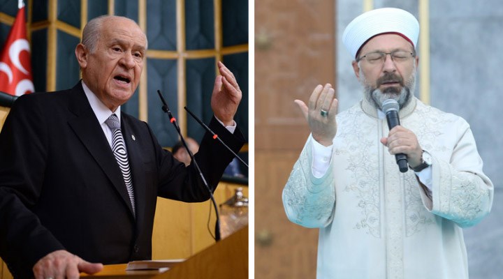 Bahçeli laikliğe değil Ali Erbaş'a sahip çıktı!
