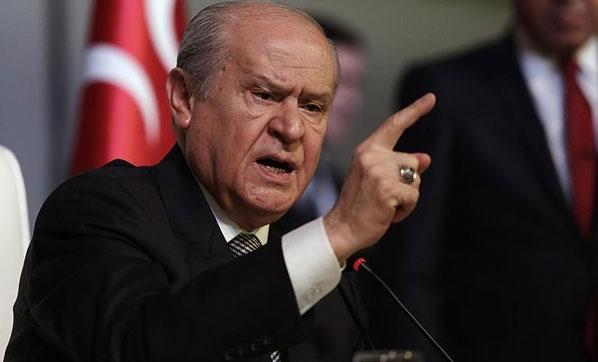 Bahçeli yine bütün muahliflere öfke püskürdü
