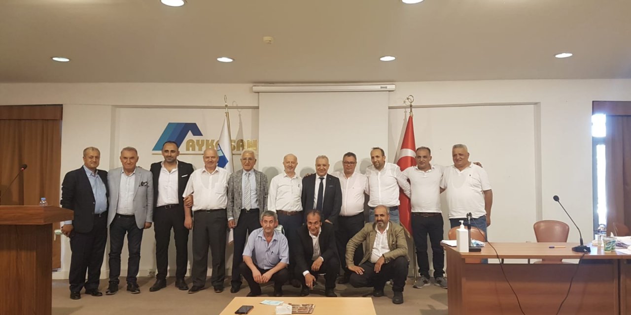 Aykosan Sanayi Sitesi’nde, yine Mehmet Necmi Uslu ve yönetimi seçildi!