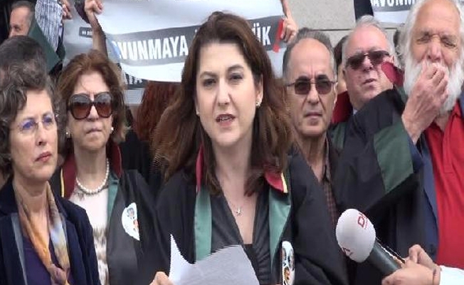 Adalet Sarayı önünde 'Adalet Nöbeti'