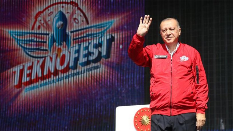 Erdoğan: TOGG yine ilk defa ziyaretçilerin huzuruna çıkmış oldu. Nasıl yapılan şovları beğendiniz mi?