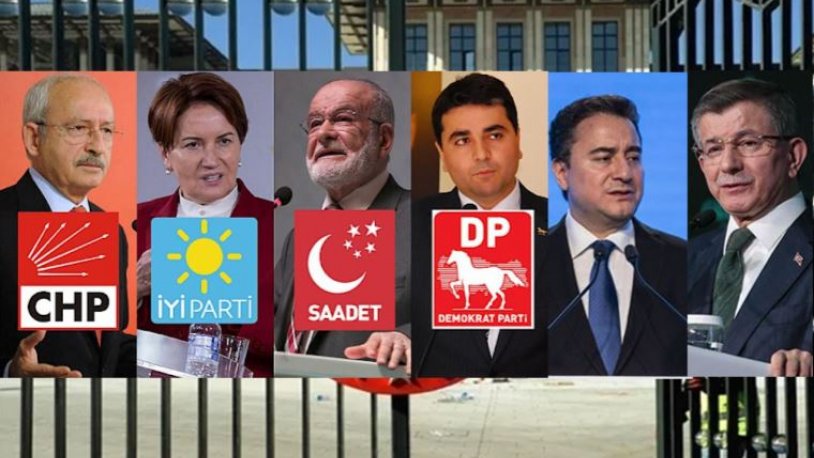 6 muhalefet partisi toplandı: Cumhurbaşkanı adayı belirlenecek