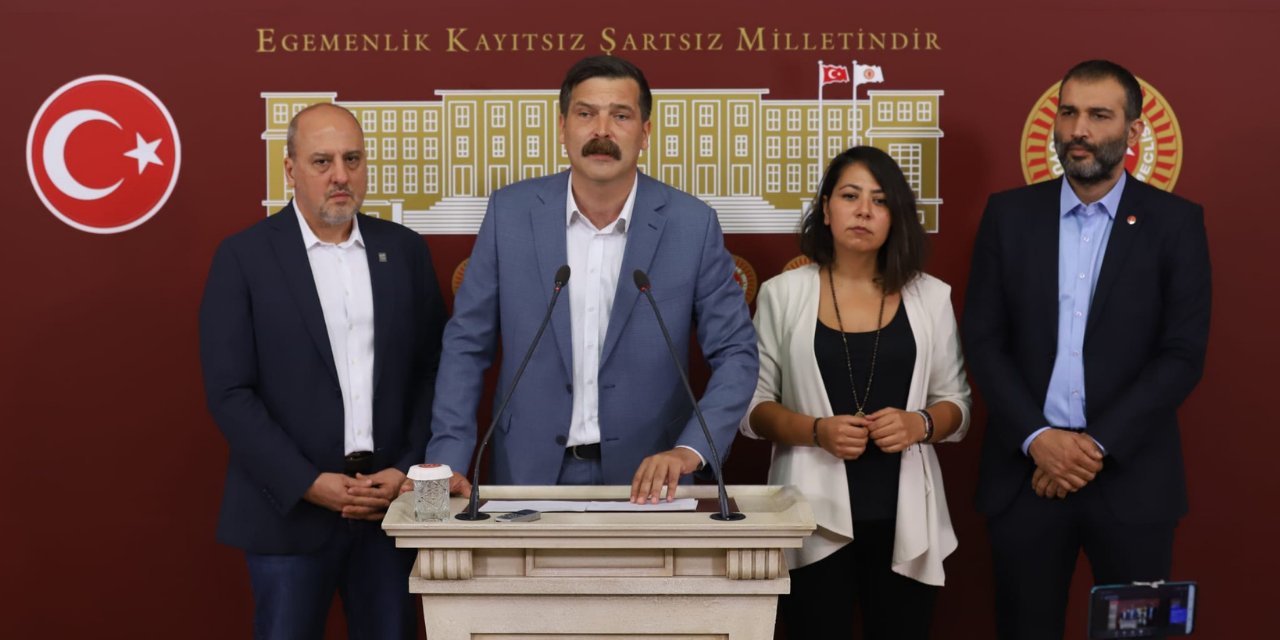 "Tek Adam'ın önünde 'hazır ol'a geçmeyi reddediyoruz" TİP'li vekillerden, Meclis açılışında Erdoğan protestosu!