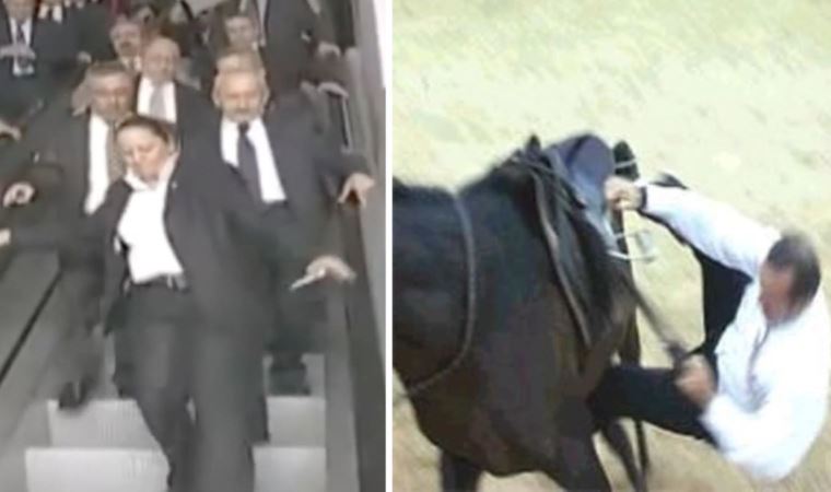 AKP ile CHP arasında videolu polemik: Tuncay Özkan, Erdoğan'ın attan düştüğü anı paylaştı