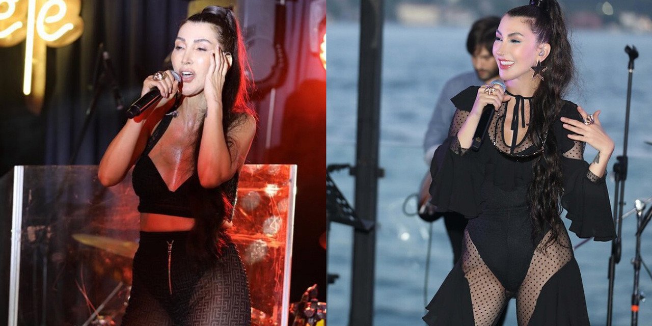 Hande Yener'in sahne kıyafeti ağızları açık bıraktı!