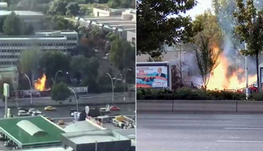 Ankara'da doğalgaz patlaması