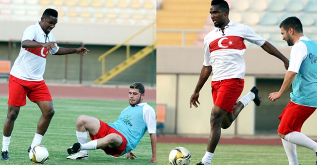 Eto'o'dan maddeye bağlanma spora bağlan!