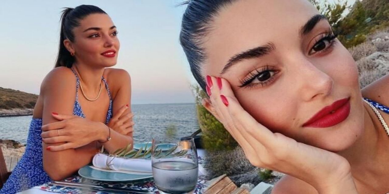 Hande Erçel pozlarıyla New York'u salladı! Kerem Bürsin sessiz kalamadı...