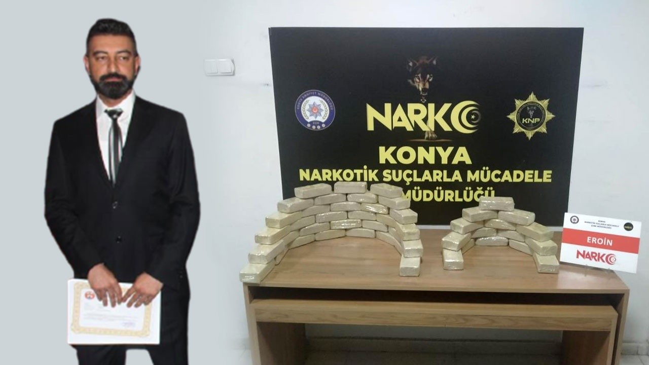 Ödüllü polis, aracında tam 25 kilo uyuşturucu ile yakalandı