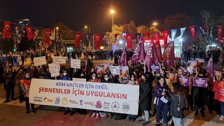 Kadınlardan Naci İnci protestosu: 6284 Naci’ler için değil Şebnem’ler için uygulansın
