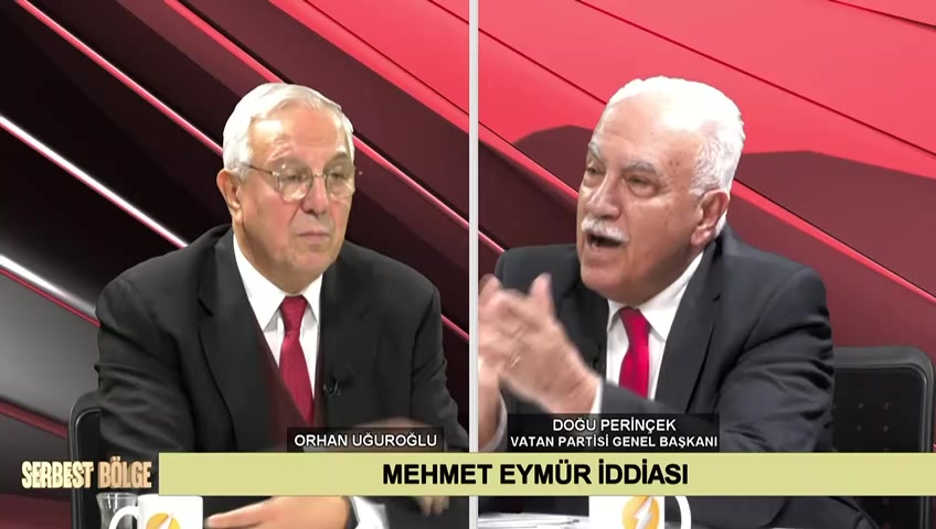 ‘Eymür’ sorusuna kızan Perinçek, yayını terk etti