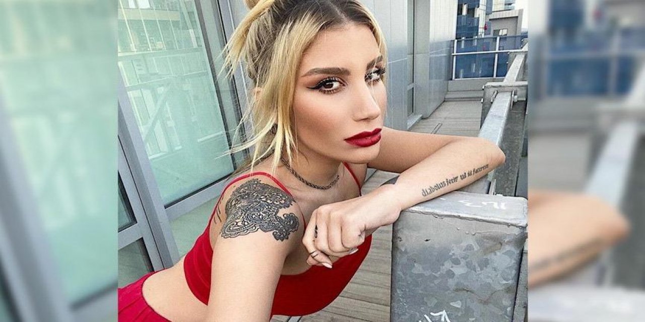 İrem Derici'nin göğüs dekoltesi olay oldu