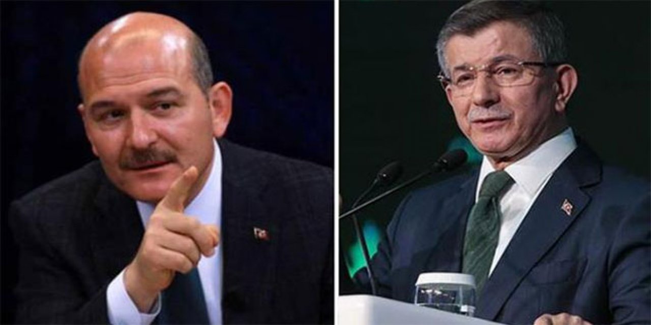 Davutoğlu’dan bomba sözler: Süleyman Soylu’yu, Bahçeli kurtardı