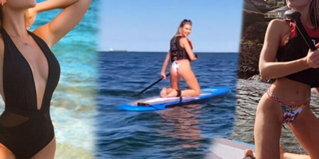 Yatakta bornozlu pozu olay oldu