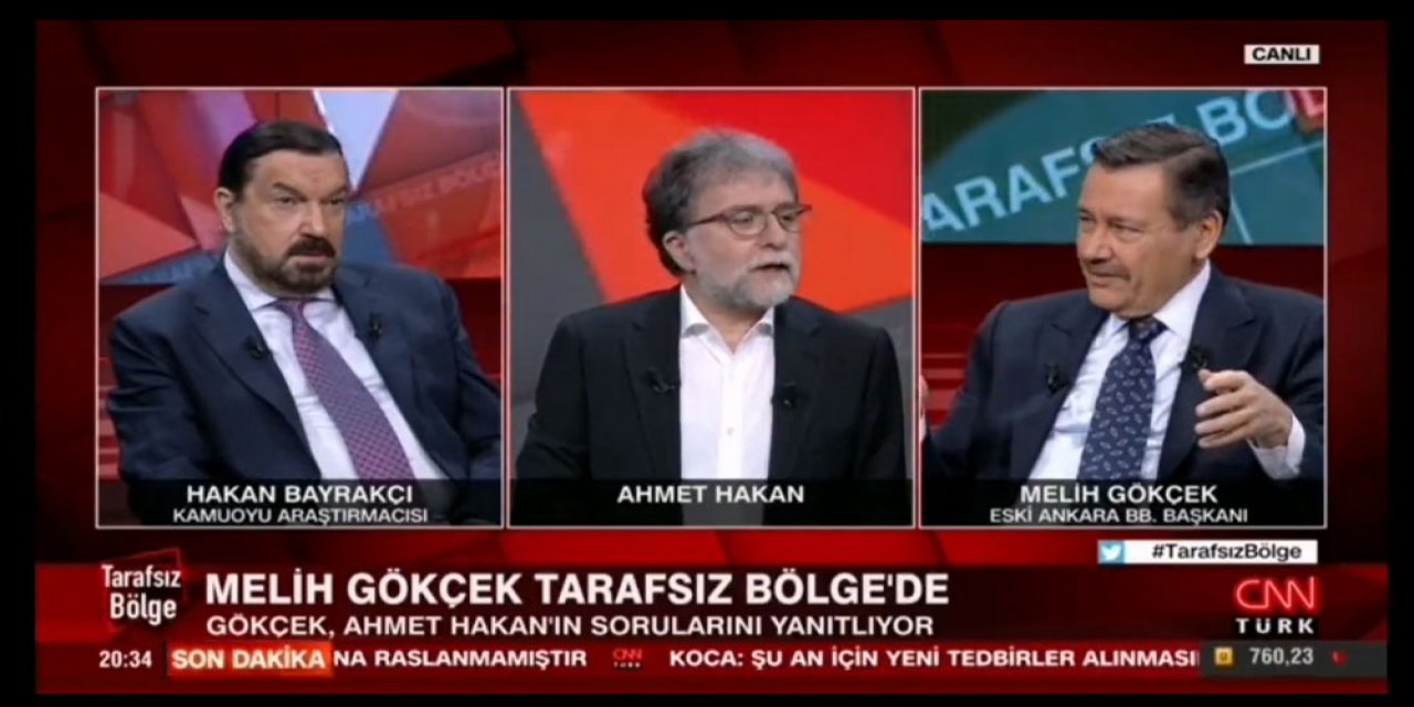 Melih Gökçek'ten ortalığı karıştıracak FETÖ itirafı! Ahmet Hakan, Hakan Bayrakçı şok oldu...
