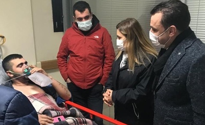 CHP'li vekiller yaralı madencileri ziyaret etti