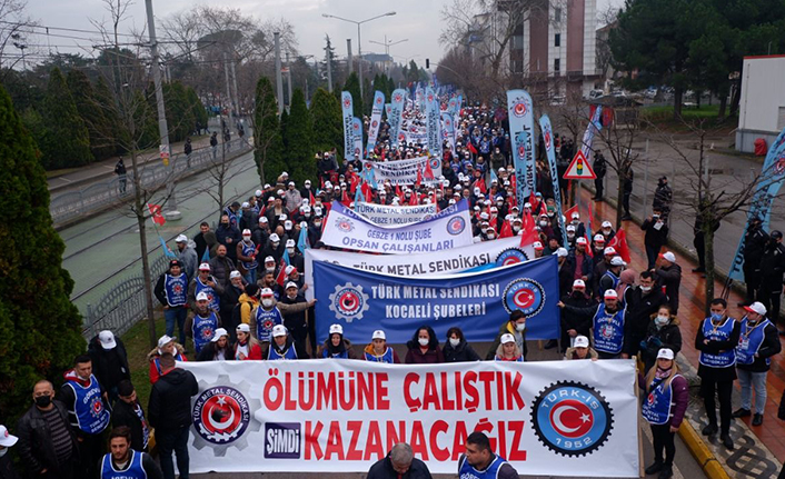 Binlerce metal işçisi Kocaeli'ye akın etti