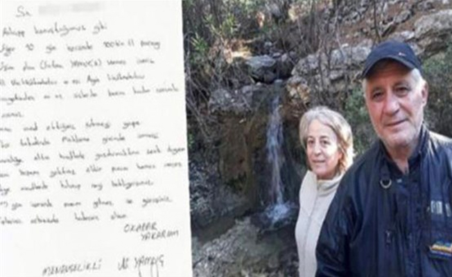 Çevreci çift cinayetinde flaş mektup