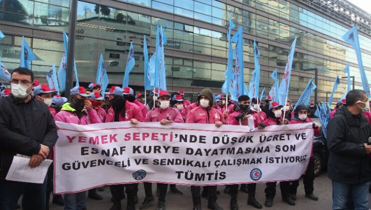 Esnaf kuryeler isyanda! Yemek Sepeti'nde eylemler sürüyor