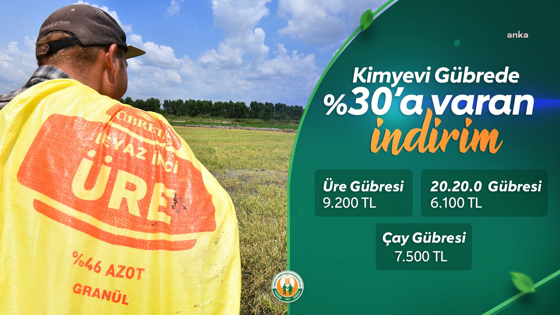 Çiftçilerin tepkisi ses getirdi: Gübreye yüzde 30 indirim uygulandı