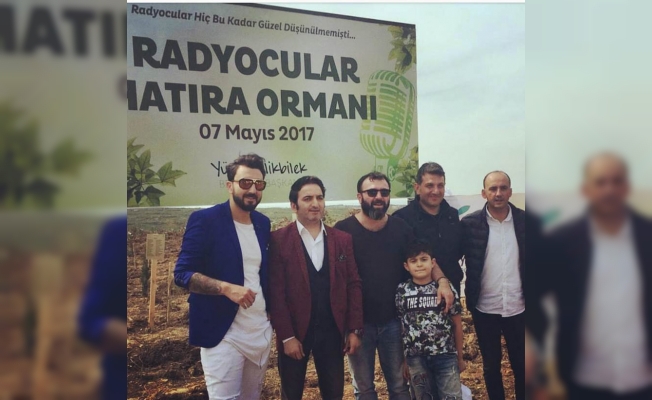 'Radyocular Hatıra Ormanı' açılışında yıldız isim