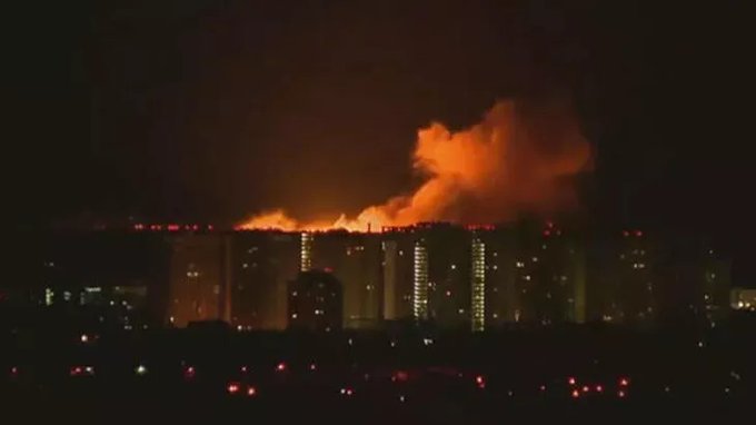Kiev'de yine siren sesleri... Ukrayna'nın başkenti Kiev'de patlama meydana geldi