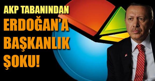 Ankette Erdoğan'a başkanlık şoku