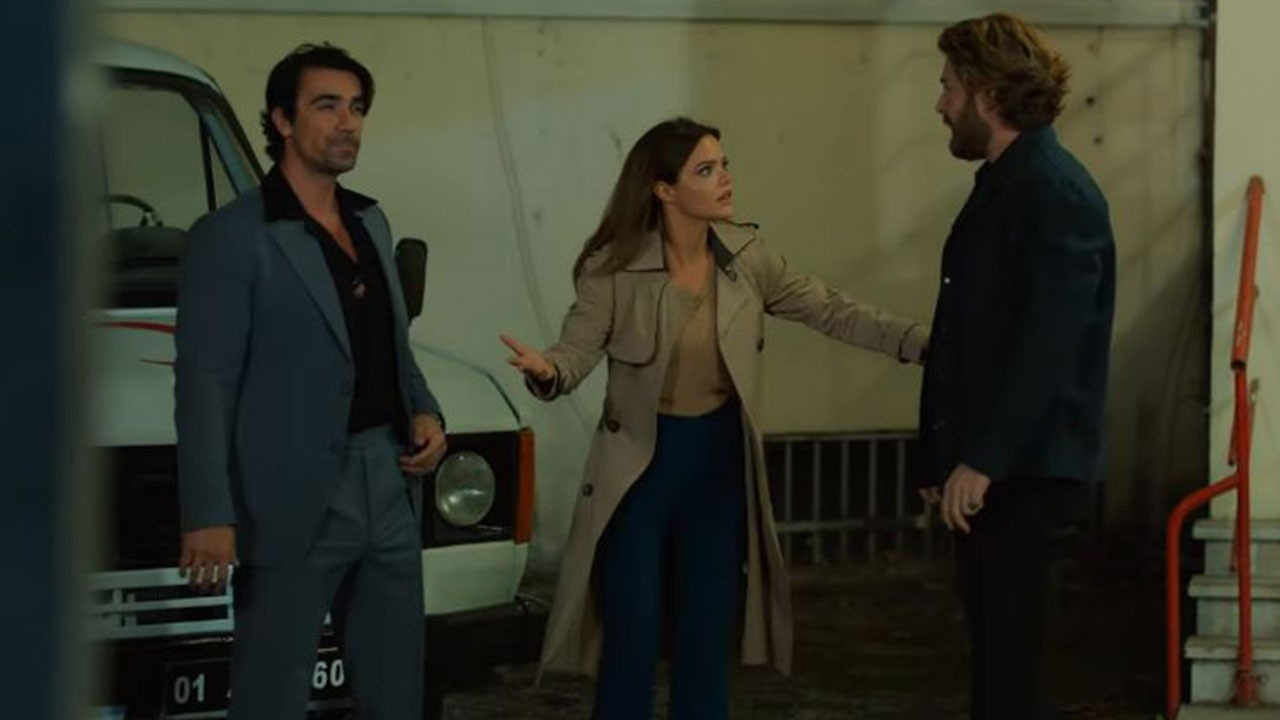 Dizi setinde oyuncular birbirine girdi!