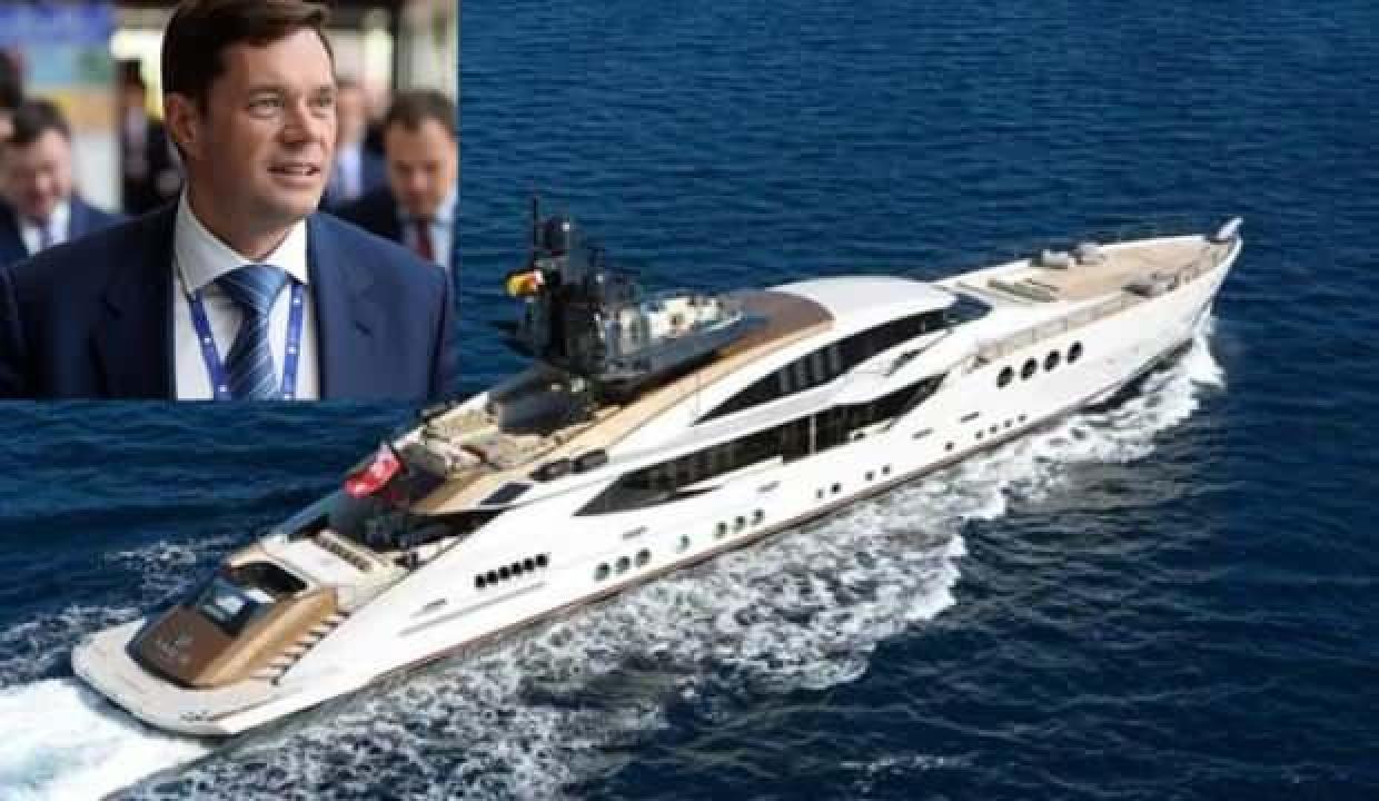 İtalya'da Rus milyarderin lüks yatına el konuldu