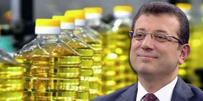 İmamoğlu'ndan ayçiçek yağı hamlesi!