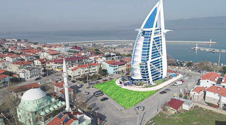 Burhaniye’deki otel projesine tepki: ‘11 katlı imar izni iptal edilmeli’
