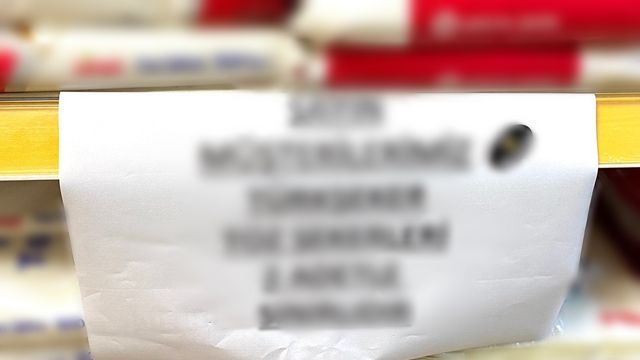 Bir ürüne daha kota geldi!