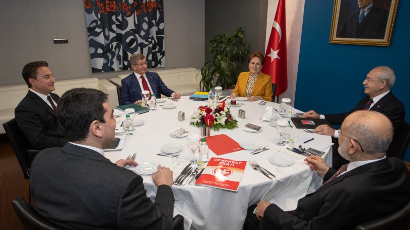 6 muhalefet partisi yeniden bir arada: İşte ilk görüntüler