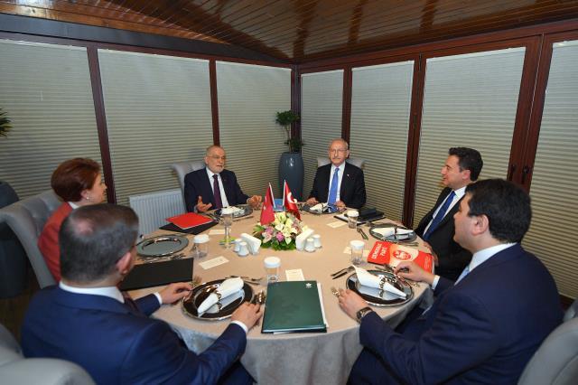 6 muhalefet partisi uzlaştı: 'Tek aday, ilk tur' formülü