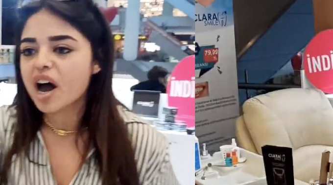 AVM'de sağlık skandalı! Diş hekimi olmayan yabancı uyruklu şahıs, diş temizliği standı açtı
