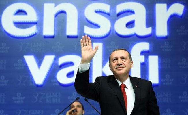 Erdoğan, Ensar Vakfı genel kurulunda
