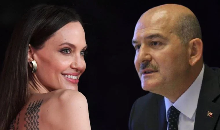 Süleyman Soylu şimdi de Angelina Jolie'yi hedef aldı