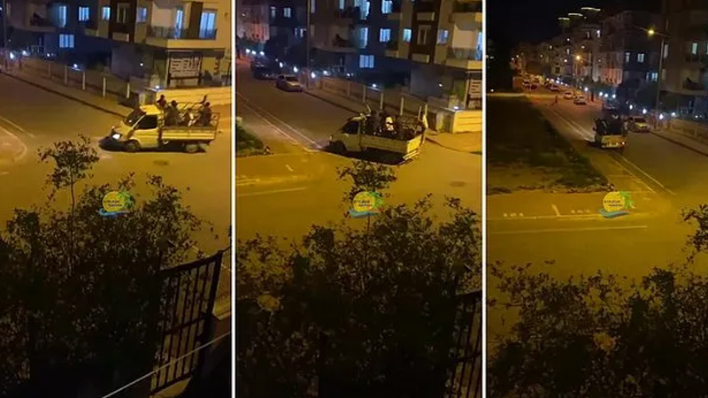 Yer: Turizm başkentimiz Antalya! Silahlı Suriyeliler kamyon kasasında çatışmaya gidiyor!