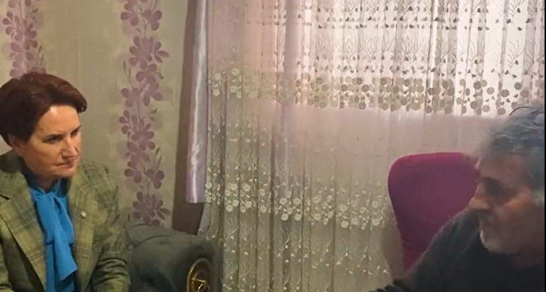 Ziyaret ettiği evden sohbeti paylaştı! Vatandaş dert yandı, Akşener iktidara seslendi
