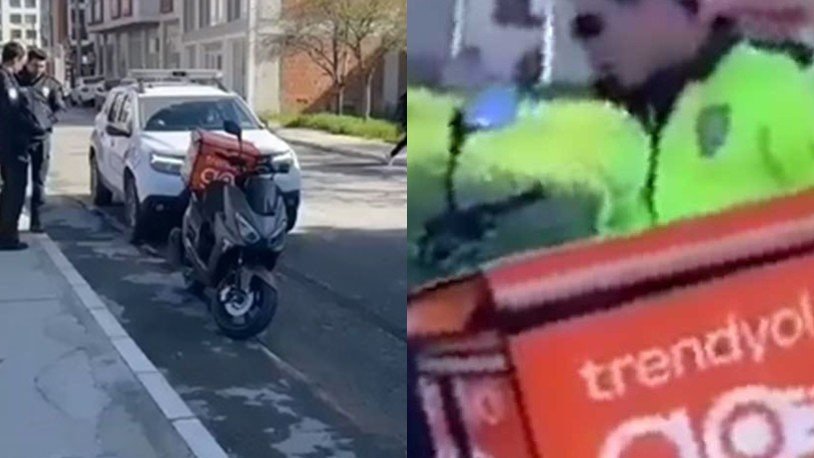Polisin 'beynine sıkarım' diyerek tehdit ettiği motokurye konuştu: 'Durmama rağmen silah çektiler'